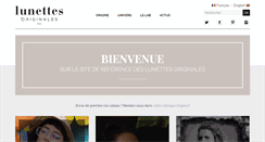 Desktop Screenshot of lunettes-originales.fr